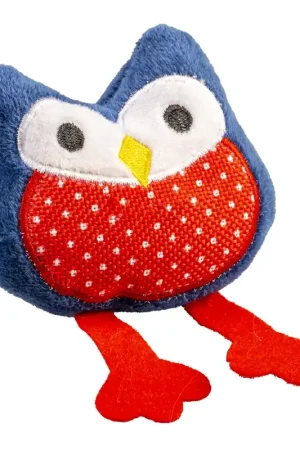 Duvo+ Retro Gestippelde Uil Blauw Bestseller